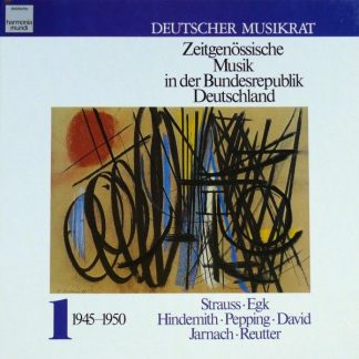Deutscher Musikrat DMR/hm 1001-03 - Zeitgenössische Musik In Der