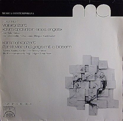 Supraphon 62739 - Violinkonzert "Dem Andenken Eines Engels" - Ka