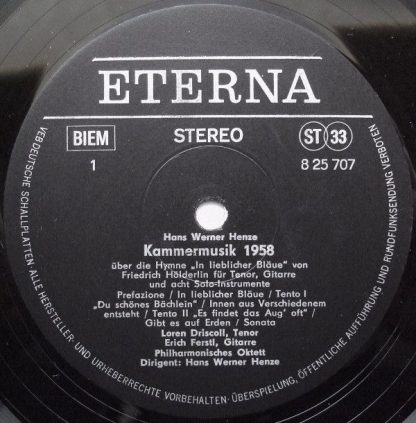 Eterna 8 25 707 - Kammermusik 1958 Über Die Hymne "In Lieblicher - Image 3
