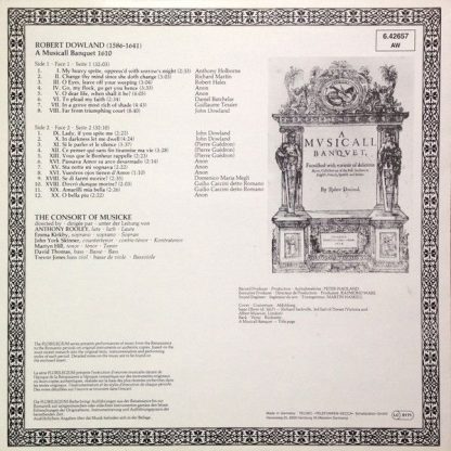 DECCA 6.42 657 AW - A Musicall Banquet 1610 - Image 2