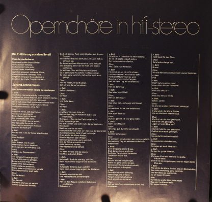 Deutsche Grammophon 2538 197 - Opernchöre In Hifi-stereo - Image 4