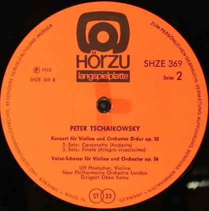 EMI Electrola SHZE 369 - Tschaikowsky Violinkonzert op. 35 ∙ Val - Image 4