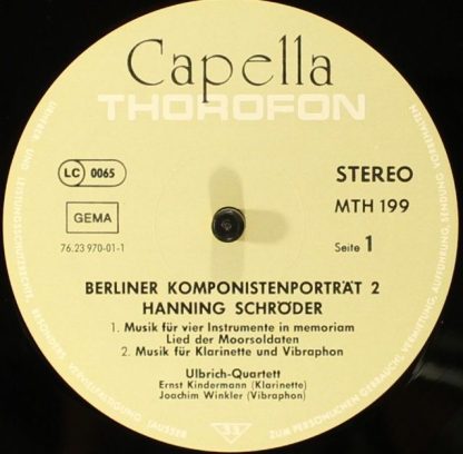 Thorofon MTH 199 - Berliner Komponistenporträt 2 - Image 5