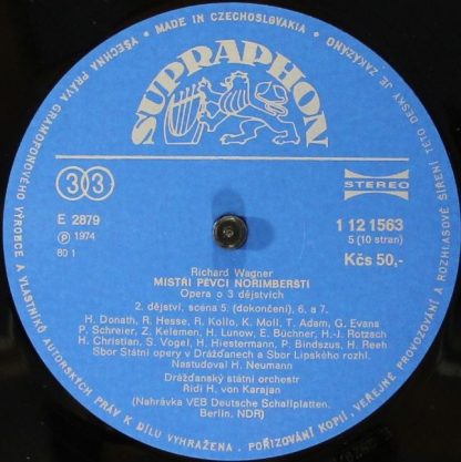 Supraphon 1 12 1561-65 - Mistři Pěvci Norimberští (Die Meistersi - Image 7