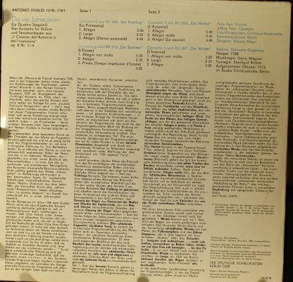Eterna 8 26 857 - Die Vier Jahreszeiten - Le Quattro Stagioni - Image 2