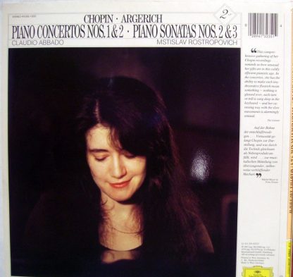 Deutsche Grammophon 413 235-1 - Piano Concertos 1 & 2, Piano Son - Image 2