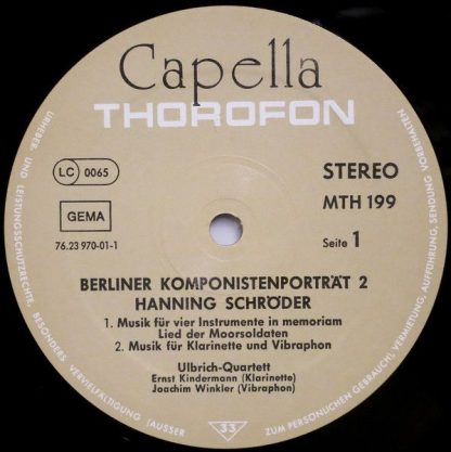 Thorofon MTH 199 - Berliner Komponistenporträt 2 - Image 6