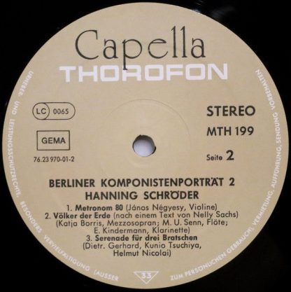 Thorofon MTH 199 - Berliner Komponistenporträt 2 - Image 7
