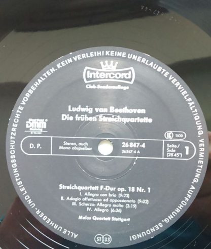 Intercord 26 847-4 - Die Frühen Streichquartette Op. 18 Nr. 1-6 - Image 2