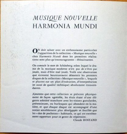 Harmonia Mundi HMO 30.708 - Quatuor A Cordes N° 7 / Quatuor A Co - Image 4