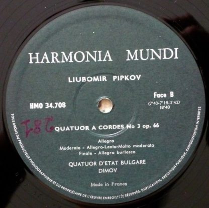 Harmonia Mundi HMO 30.708 - Quatuor A Cordes N° 7 / Quatuor A Co - Image 7