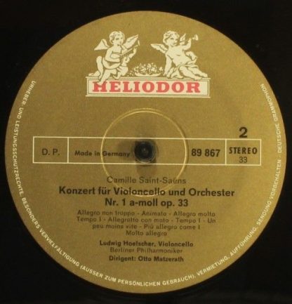 HELIODOR 89 867 - Violinkonzert Nr. 2 D-moll / Cellokonzert Nr. - Image 4