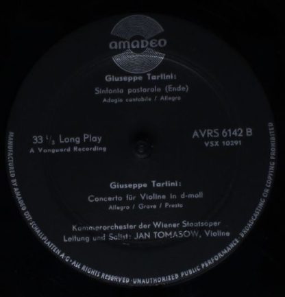 Amadeo AVRS 6142 - Barocke Violinkonzerte Von Nardini Und Tartin - Image 4