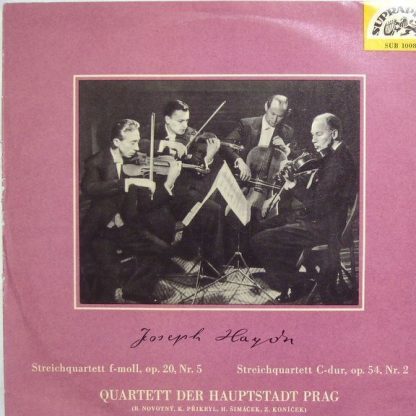 Supraphon SUB 10088 - Streichquartett F-Moll, Op. 20, Nr. 5/ Str
