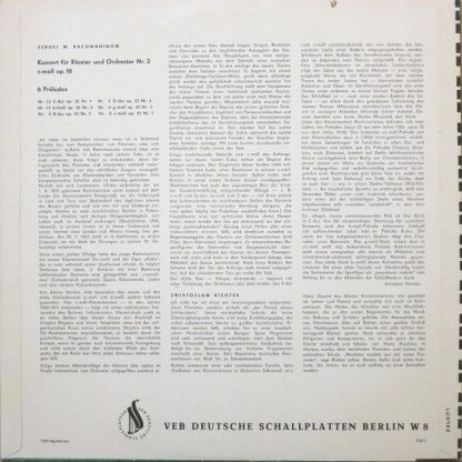 Eterna 8 20 178 - Konzert Für Klavier Und Orchester Nr. 2 C-moll - Image 2