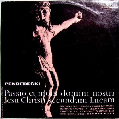 Polskie Nagrania Muza SX 0325-0326 - Passio Et Mors Domini Nostr
