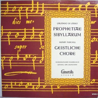 Camerata (2) CMS 30053 LPM - Orlando Di Lasso "Prophetiae Sibyll