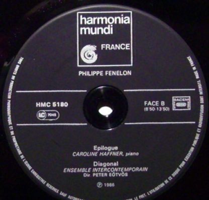 harmonia mundi France HMC 5180 - Diagonal / Maipú 994 / Epilogue - Image 3