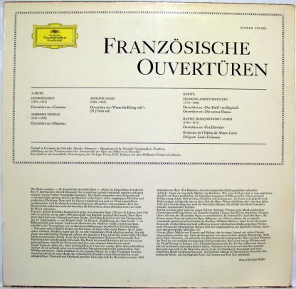 Deutsche Grammophon 135 066 - Französische Ouvertüren - Image 2