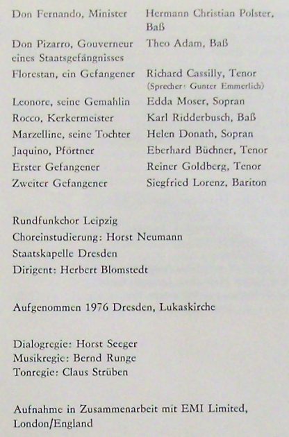 Eterna 826 831-833 - Leonore - Urfassung 1805 - Image 2