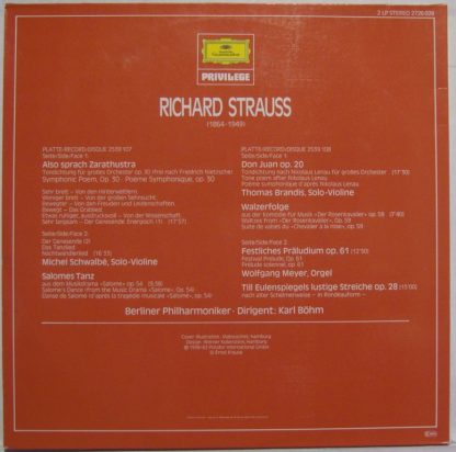 Deutsche Grammophon 2726 028 - Also Sprach Zarathustra - Image 2