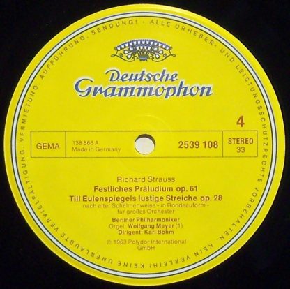 Deutsche Grammophon 2726 028 - Also Sprach Zarathustra - Image 3