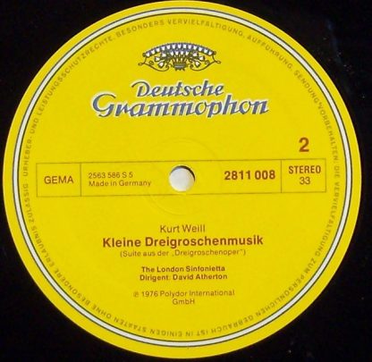 Deutsche Grammophon 2811 008 - Mahagonny-Songspiel / Kleine Drei - Image 3