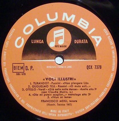 Columbia QCX 10510 - Voci Illustri - Image 3