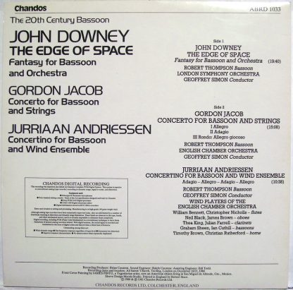 Chandos ABRD 1033 - The Edge Of Space - The 20th Century Bassoon - Image 2