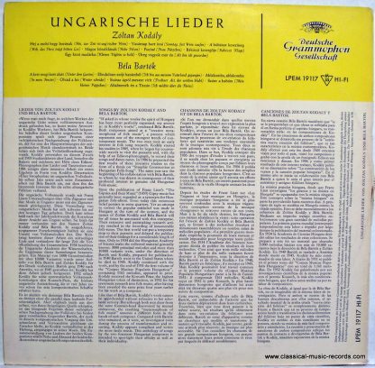 Deutsche Grammophon LPEM 19 117 - Ungarische Lieder/ Hungarian S - Image 2