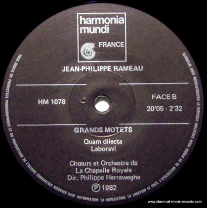 harmonia mundi France HM 1078 - Les Grands Motets - Image 3