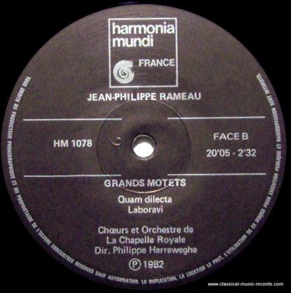 harmonia mundi France HM 1078 - Les Grands Motets - Image 3