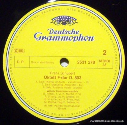 Deutsche Grammophon 2531 278 - KRAEUTLER double bass SKOCIC cell - Image 3