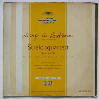 Deutsche Grammophon LPM 18 168 - Streichquartett B-dur Op. 130