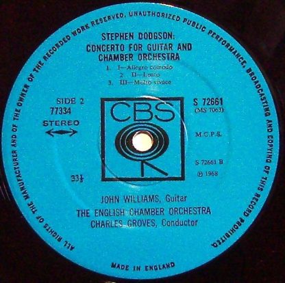 CBS 77334 - 7 Guitar Concertos - Image 3