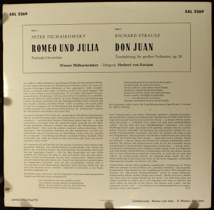 DECCA SXL 2269 - Romeo Und Julia • Don Juan - Image 2