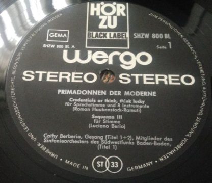 Hör Zu Black Label SHZW 800 BL - Primadonnen Der Moderne - Image 3