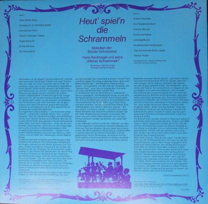 Amiga 8 45 107 - Hans RecknagelUnd Seine Die Wiener Schrammeln - - Image 2