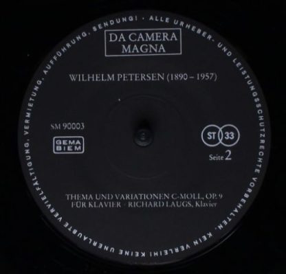 Da Camera Magna SM 90003 - Wilhelm Petersen - Lieder / Themen Un - Image 4
