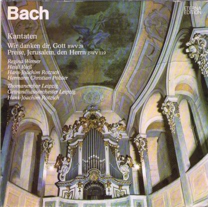 Eterna 8 26 581 - Johann Sebastian Bach, Regina Werner, Heidi Ri