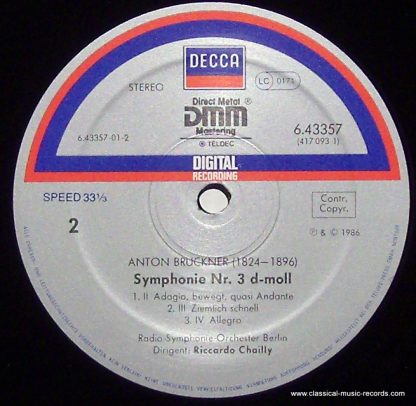 London Records 417 093-1 - Symphony No. 3 - Image 3