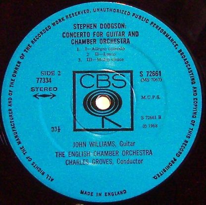 CBS 77334 - 7 Guitar Concertos - Image 3