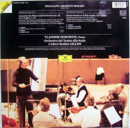 Deutsche Grammophon 423 287-1 - Piano Concerto No. 23 K. 488 • P - Image 2