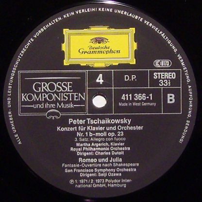 Deutsche Grammophon 411 366 - Tschaikowsky - Image 3