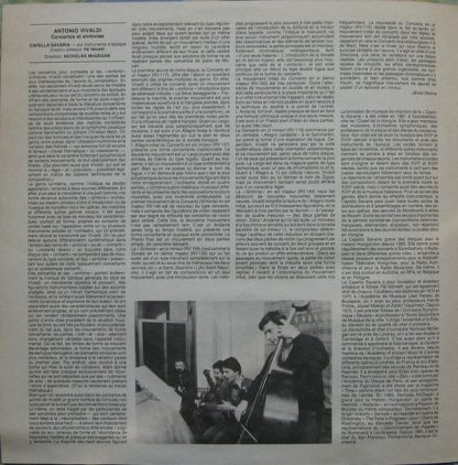Hungaroton SLPD 12547 - Concertos And Sinfonias - Image 6
