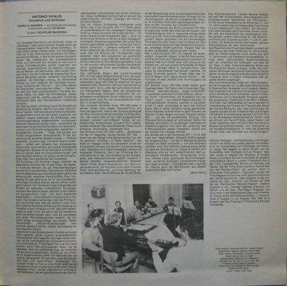 Hungaroton SLPD 12547 - Concertos And Sinfonias - Image 7
