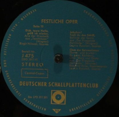 Deutscher Schallplattenclub J 469 - Festliche Oper - Image 15