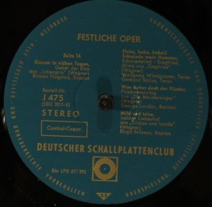 Deutscher Schallplattenclub J 469 - Festliche Oper - Image 16