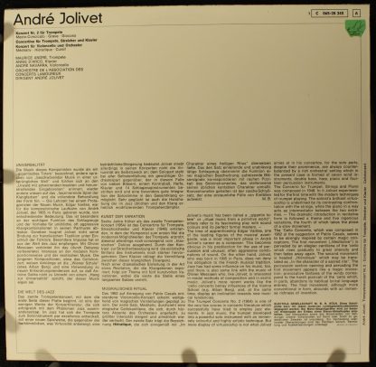 EMI 1C 065-28 243 - Konzert Nr. 2 Für Trompete / Concertino Für - Image 2