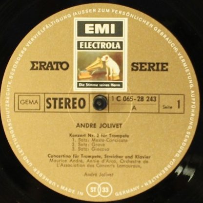 EMI 1C 065-28 243 - Konzert Nr. 2 Für Trompete / Concertino Für - Image 3